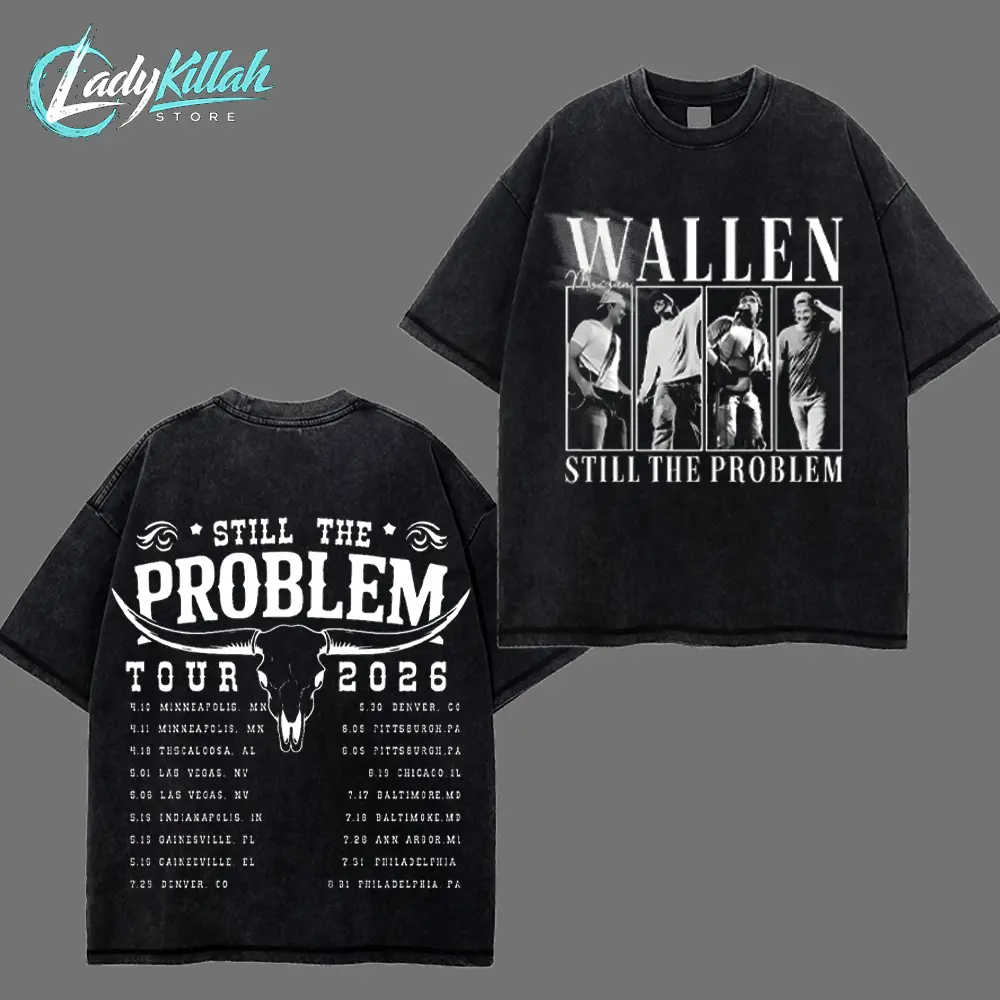 [LadyKillahStore] MW #92 - Still The Problem Tour 2026 Graphic For Country Music Fans Premium Cotton Soft Hoodie Sweatshirt T-Shirt, I'm the Problem Album Tee, MW Country Music Fan Graphic Tee, Concert Music Fan Merch Shirt