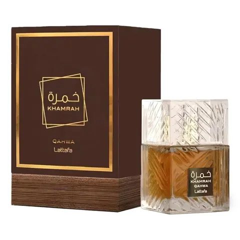 Lattafa Khamrah Qahwa EDP Unisex Fragrance Spray, 3.4 Oz Coffee-Scented Aroma, Single Item Fragrances