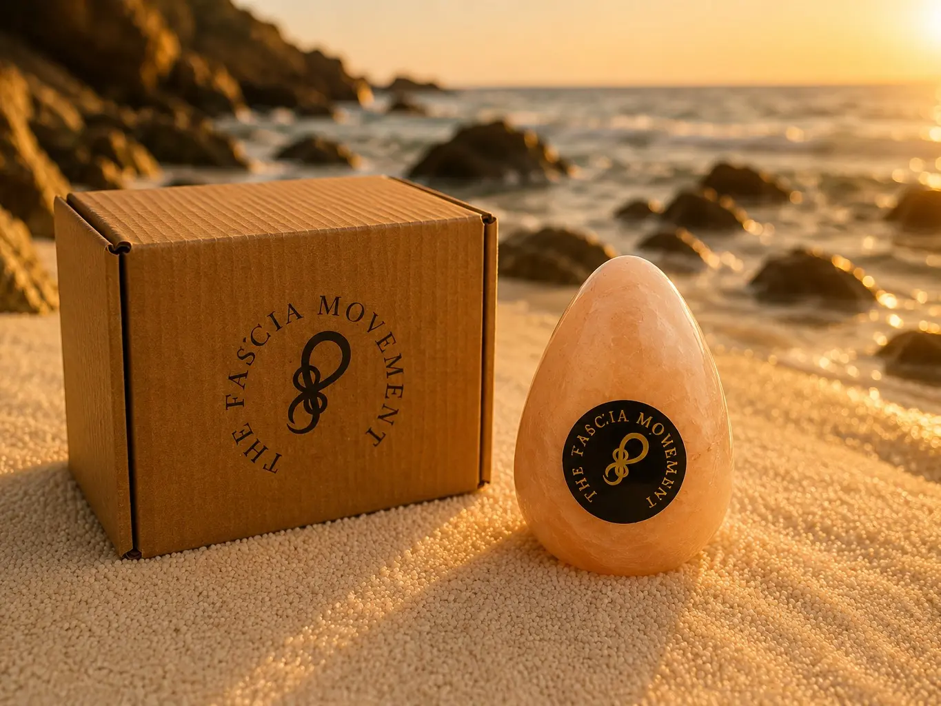 Theraputic Dead Sea Stone for Skin Health and Lymphatic Health - Egg Shape
