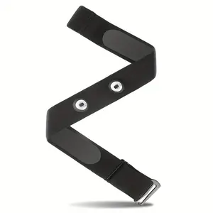 Heart Rate Monitor Chest Strap Replacement Band, Adjustable Soft Cycling Heart Rate Monitor Strap, Compatible with Coosporide, Strava, Zwift, Wahoo, Polar Beat