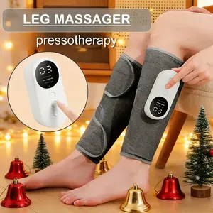 Leg Massager Set of 2 with Air Compression & Heat Function 3 Intensity Settings for Calf Relief Cordless Dual-purpose for Feet Legs Thighs and Knees Ideal Gift for Christmas 1Pc massager