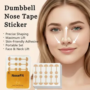 200 Pcs Nose Tape Kit-Soft Nose Bridge Corrector, invisible Nose Straightener & Lifting Patch, Anti Wrinkle Tape, Reusable Beauty Nose Shaper & Face Lifter for Women & Men, Daily Care Accessory