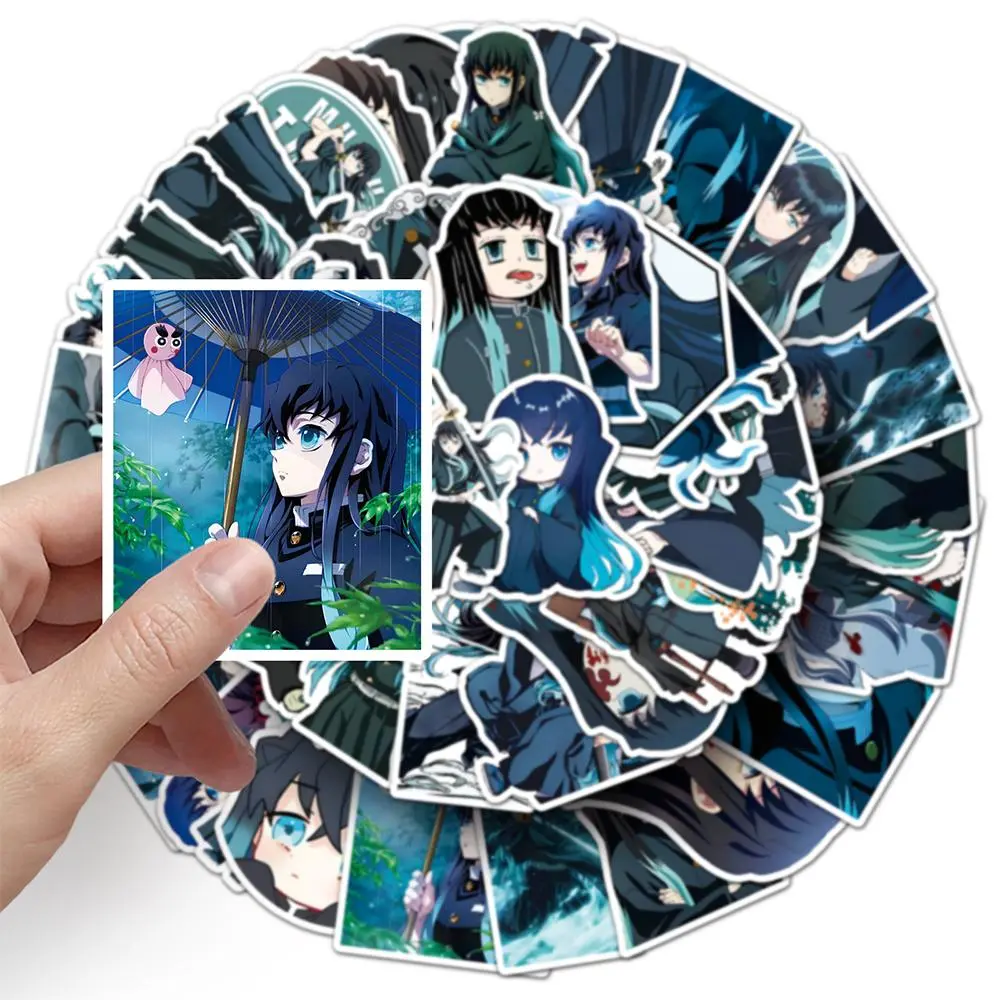 10/30/50pcs Tokitou Muichirou Anime Stickers, Kids DIY Toy Decals for Diary, Laptop, Phone, 10Pcs