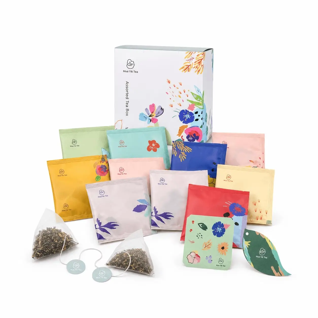 Mua Yik Tea Assorted Tea Sampler | 10 Varieties, Whole Leaf Tea Bags – High Mountain, Hand-Picked, No Bitterness