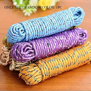 1PC Household Nylon Rope Indoor Outdoor Clothes Quilt For Drying Cord Sunshade Net Tarpaulin Rainproof Cloth Fixed Rope, Length 393.7inch