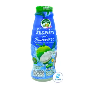 Magic Farm Fresh Coconut Juice with Nata De Coco 240ml (8.1 oz) น้ำมะพร้าว ผสมวุ้นมะพร้าว ตราเมจิกฟาร์มเฟรช