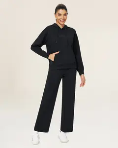 2 Piece Lounge Set | Classic-Fit Spacer Hoodie and Sweatpants with Pockets