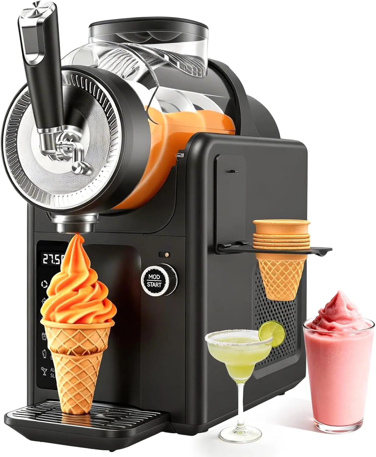 2-in-1 Slushie and Soft Serve Machine