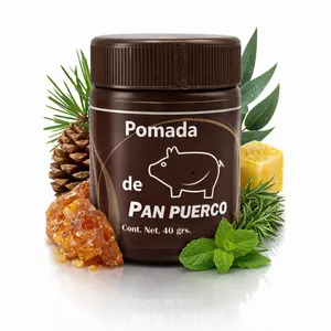 Pomada de Pan Puerco Cosmetic Ointment 40g (1.41oz) | Herbal Balm with Beeswax, Pine Resin & Botanical Oils, Multi-Use Cosmetic Ointment, Made in Mexico