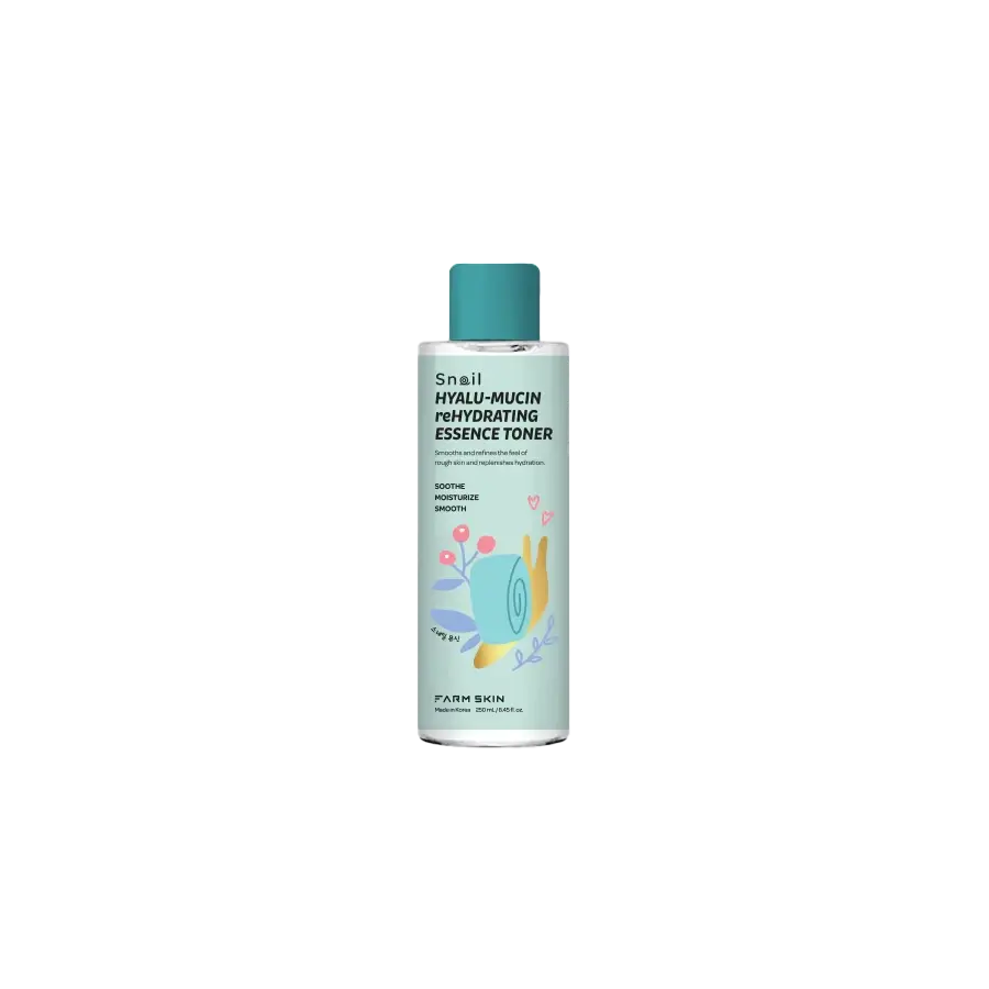 Farm Skin Snail Hyalu-Mucin re-Hydrating Essence Toner