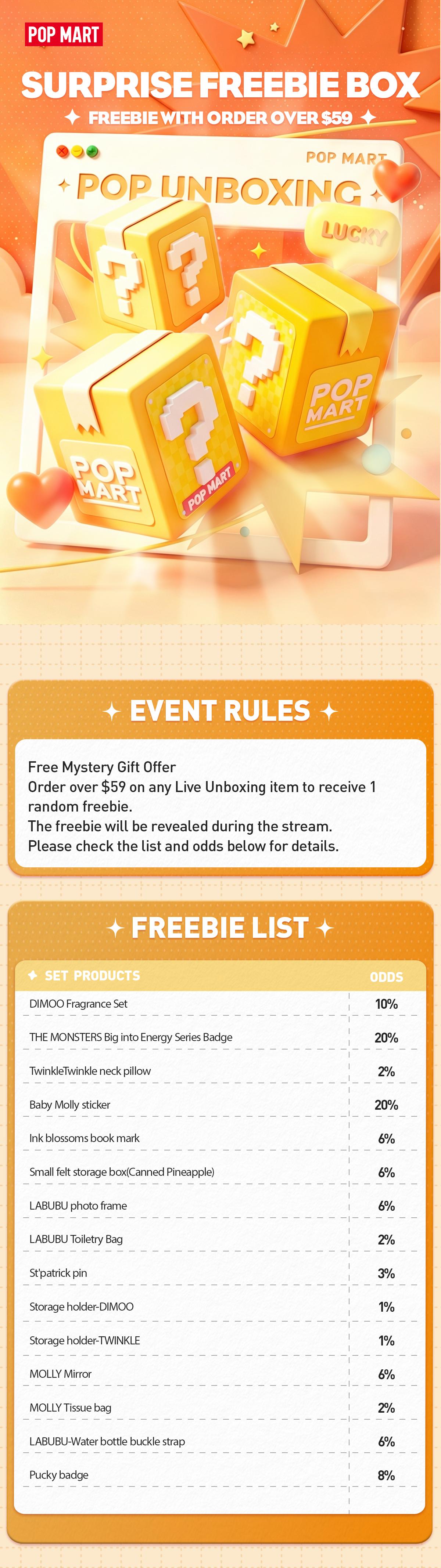 [POP NOW]Surprise Freebie Set 3