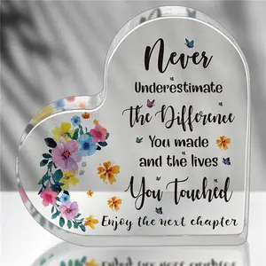Retirement Gifts for Women Coworker Leaving Gifts Going Away Gift Retirement Gifts Acrylic Keepsake for Colleagues Friends Retired Teachers Nurses Doctor Mom Retirees Boss Leader