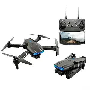 E99 RC Drone | Dual Cameras, Single Battery | Optical Flow Positioning | One-Key Takeoff & Landing | Indoor & Outdoor Flight | Foldable Design | APP Control | FPV Quadcopter Ideal for Boys