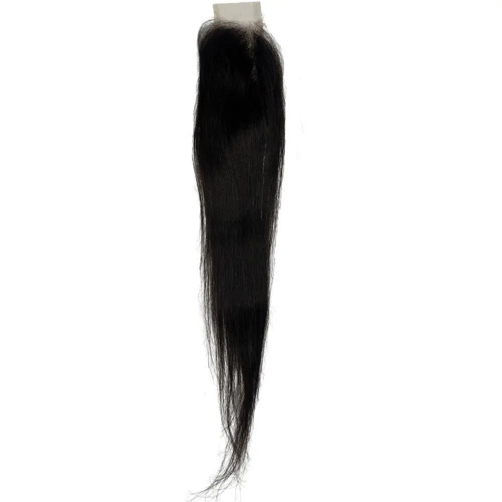 2x6 HD Lace Closure, Silky Straight Brazilian Virgin Human Hair, Smooth Free Part Piece for Wigs and Sew-Ins, Can Lift to #27, 14-18 Inch, 2"X6", Soft, Can Lift To A #27, Lightweight, 28 Grams / 1 Oz