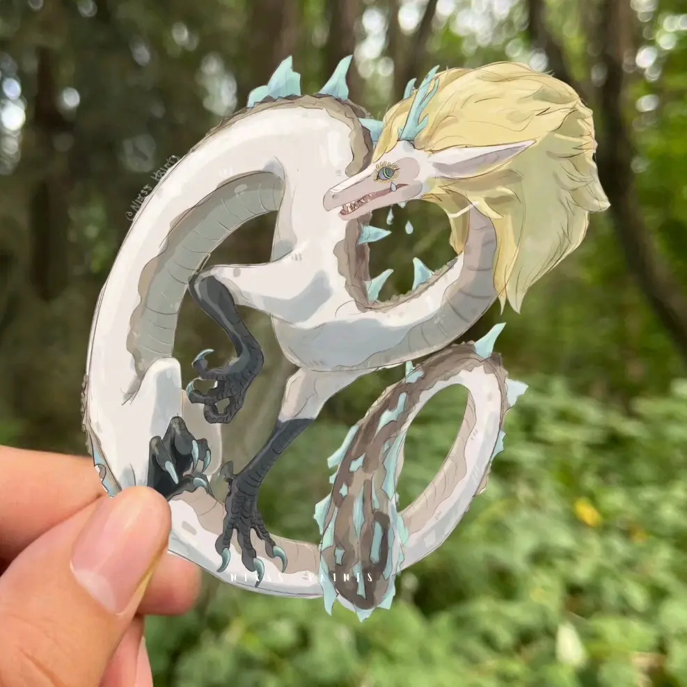 Dragon Zelda Sticker for Laptops, Books, Bottles, and More, 15.5cm x 9.5cm