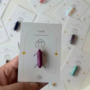 ESTP Crystal, MBTI 16 Personality Gift Idea, The Entrepreneur Healing Stones, Gift for Her, Handmade Crystal Accessories, Birthday Gift