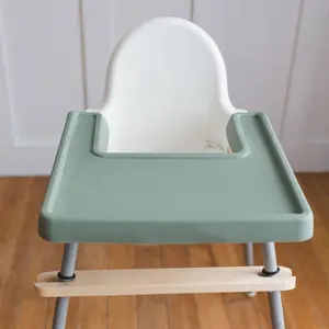 Full-Coverage IKEA Antilop High Chair Placemat: BPA-Free Silicone, Easy Clean