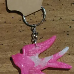 bird keychain