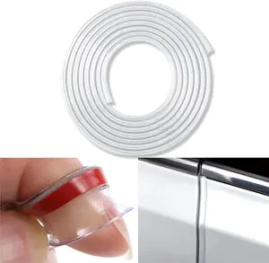 Car Door Edge Guards, FT Clear Universal Multifunction Car Door Trim Edge Body Strip Mold Scratch Guard Protector Fit for Most Car