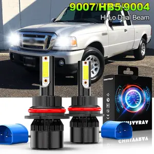 For FORD Ranger 1990 1991 1992 1993 1994 1995 1996 1997 1998 1999 2000-2011 Cars Accessories LED Headlight Kit 9007 HB5 6000K White Hi/Lo Bulb