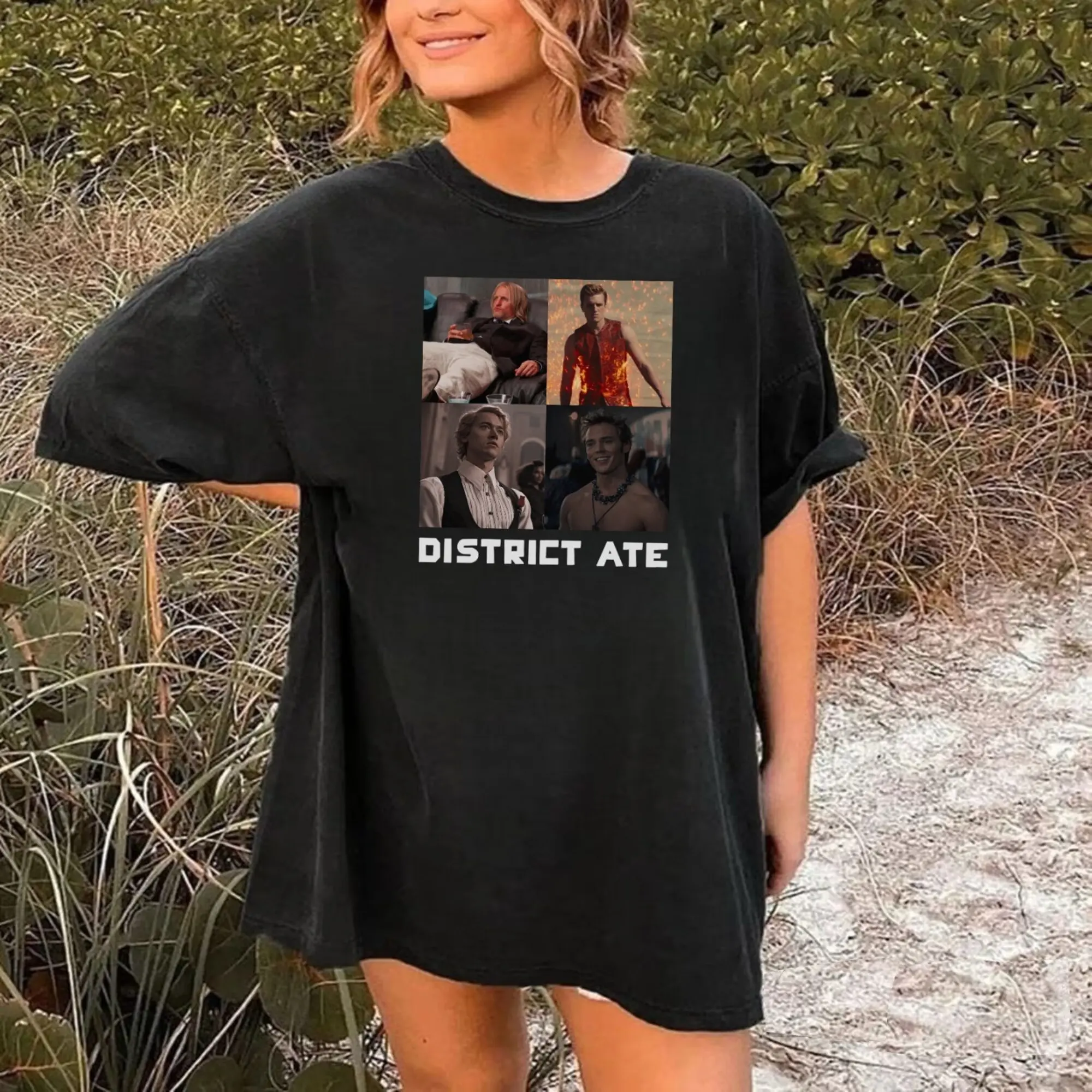 District Ate Shirt, THG Shirt, Josh Hutcherson, Sam Claflin, Tom Blythe, Woody Harrelson, THG Fan Tee, Funny Unisex Gift tee