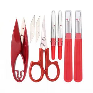 Sewing Seam Ripper Kit for Quilting, Embroidery & Travel Repairs, Includes Precision Thread Snips, Fine-Point Scissors, Replacement Blades & Portable Sewing Tools for DIY Craft and Clothing Fixes