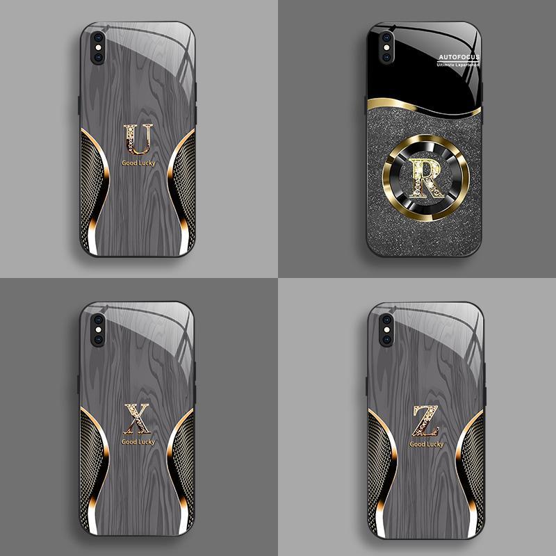 Suitable for [iPhone Xs Max] Brand new premium phone case, drop-proof and fingerprint-resistant，sophisticated and minimalist design, with 26 English letters to choose from 995