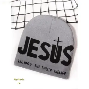 Unisex Knit Beanie Hat – Y2K Heart & Cross Design, Soft Stretch Warm Winter Cap for Men & Women, Trendy Streetwear Style, Perfect for Skateboarding, Travel, Outdoor Sports, and Daily Cold Weather Outfits