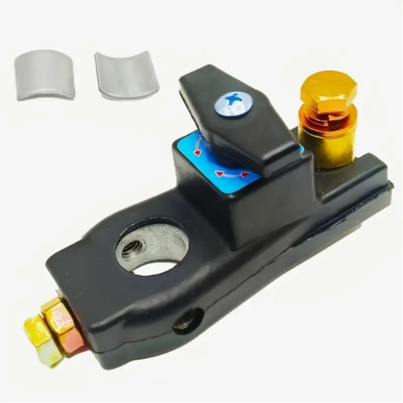 Car Battery Disconnect Isolator Switch, 1 Count Brass Cut Off Terminal, Instant 750A Current Switch for Cars, Trucks, RVs, Boats, Auto Parts, Car Battery Disconnector