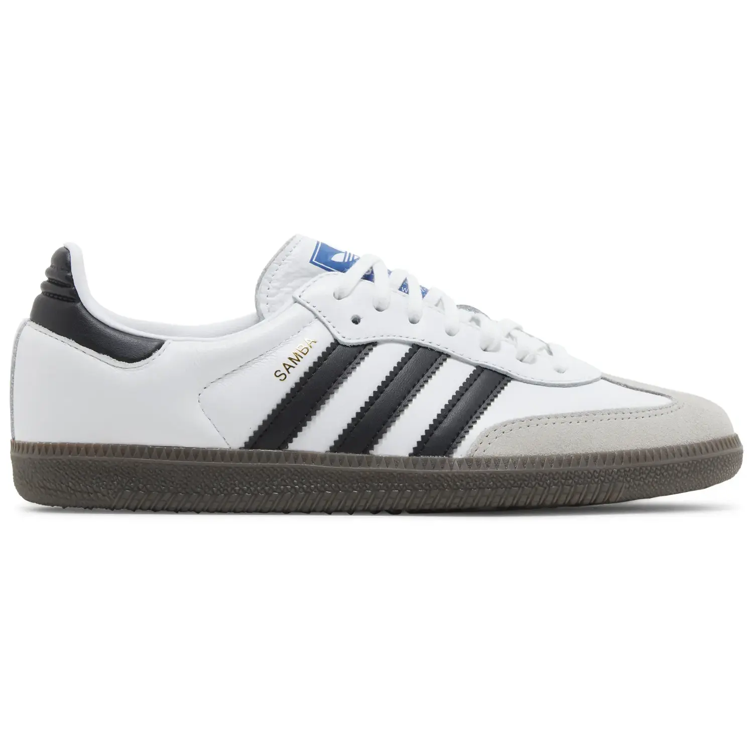 Adidas Samba OG J 'White Black Gum', Casual, Shoe