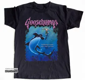 Goosebumps Vintage Deep Trouble Halloween T-shirt Size S-6XL, All Colors, Gift for Women Men, Made In USA, US Size S-6XL, 100% cotton, Classic Fit, Unisex T-Shirt