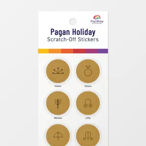 Pagan Holiday Scratch-Off Stickers
