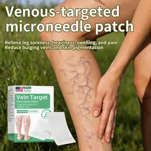 Targeted Micro Needle Patch for Varicose Veins — Relieves Varicose Veins, Improves Spider Veins, Helps with Leg Discomfort During Prolonged Standing, Ideal for Daily Home Care