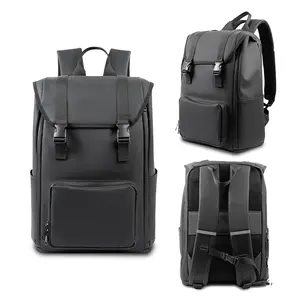 Jusenda Premium Laptop Backpack Waterproof Versatile Design, Business Gym Travel Laptop Bag with Shoe Compartment, Multi-Pocket & Adjustable Straps, Black