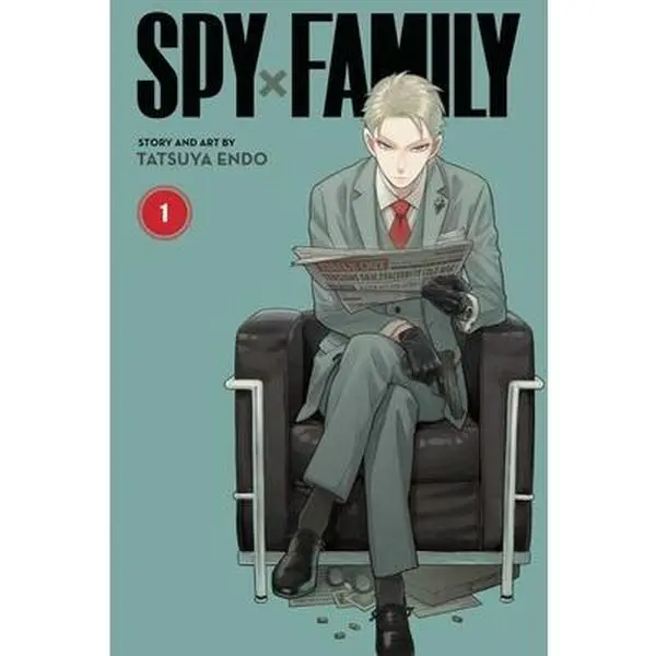 Spy X Family Vol. 1 English Manga - Tatsuya Endo, Trade Paperback, Assassin-Themed Comic, 0.45 lbs, 7.5" h x 4.9" l x 0.7" w