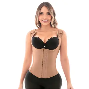 Stagmi SMI2029 Women's Customized Fitted High Compression Corset Shapewear - Comfortable Waist Cincher Vest with High Back for Everyday Slimming
