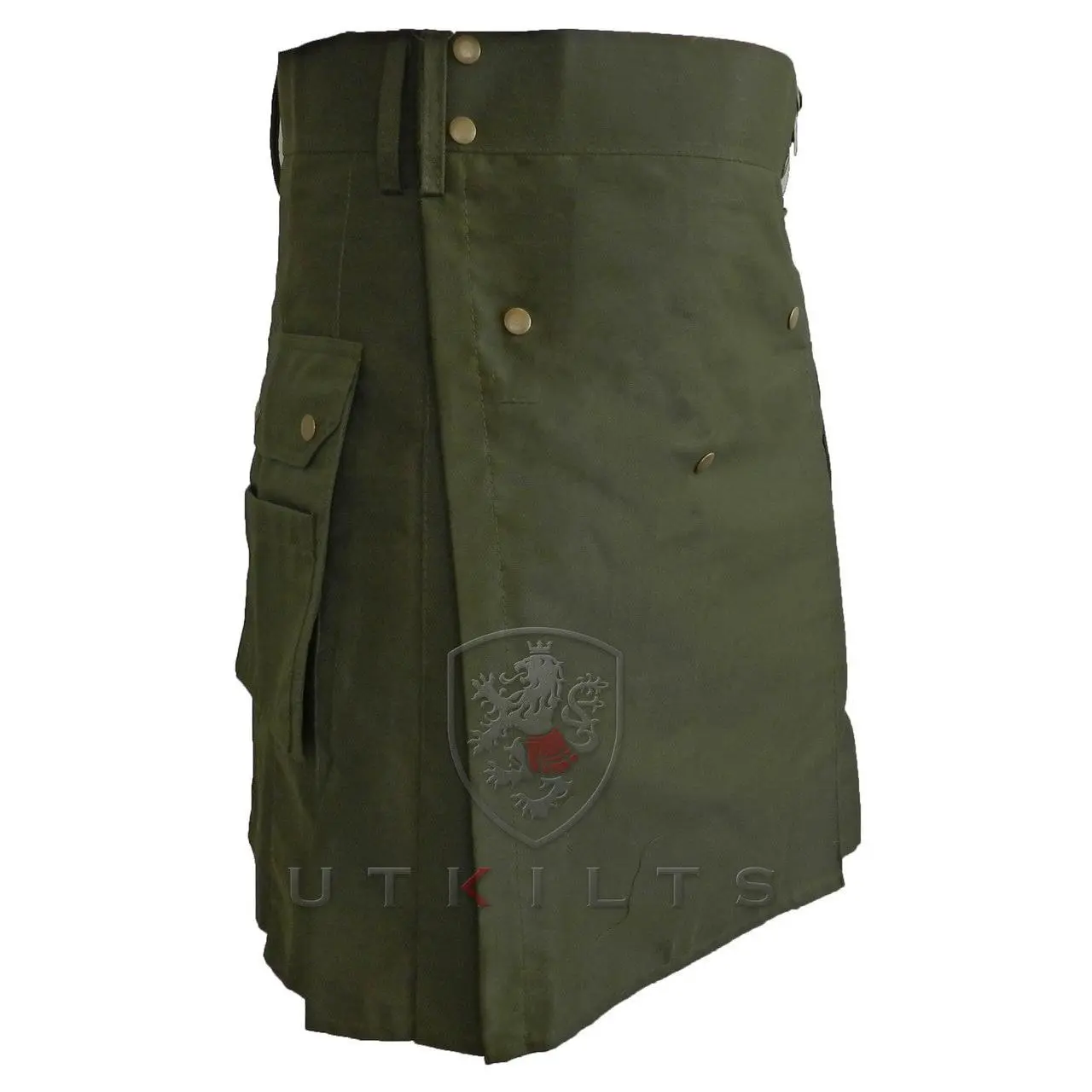 Utility Kilt – GlenCrae, Olive Green
