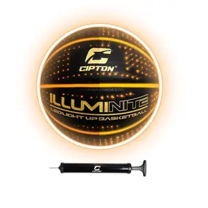 CIPTON LED Basketball Microfiber Official League Size