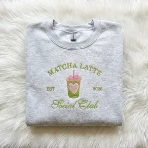 Matcha Latte Social Club Sweater