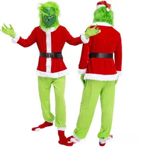Christmas Santa Claus Cosplay Costume for Parties, Performances, and Stages