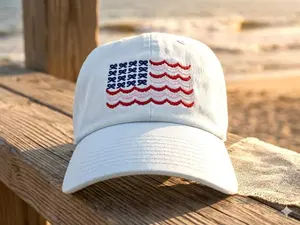 American Flag Hat - 4th of July Patriotic Cap for America 250 Commemoration