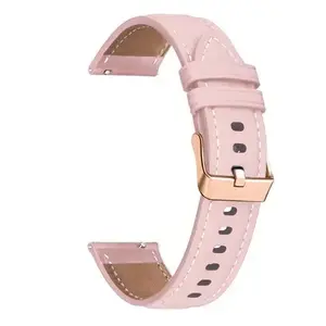 18 20mm Sport Watch Bracelet For Garmin Vivoactive4S 3S 2 3 Venu 3S 2S 2 Plus Strap Forerunner 255S 265S 645 245 PU Leather Band