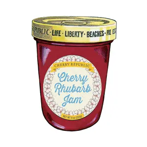 Cherry Rhubarb Jam