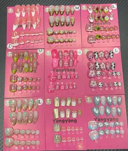 Lili(10160)gc.30$8set nails with toenails match ，With randomness, different styles and combinations  (If you need a specific type, you can make a note or come live choose )