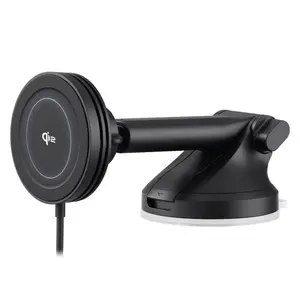 iOttie Velox Mini Qi2 Wireless Dash & Windshield Car Phone Mount - Black