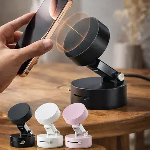 Foldable Magnetic Vacuum Phone Holder With Suction Cup