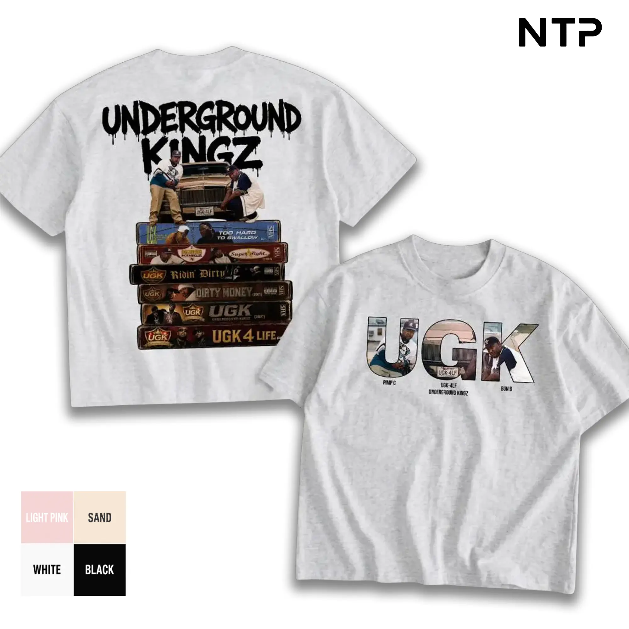 Vintage UGK Album T-shirt, Underground Kingz Graphic tee, Hip Hop Music Band Shirt, Vintage Album T-Shirt, 90s Rap Streetwear Gift, Vintage Hip Hop Graphic Tee, Unisex Shirt, Gift For Fan, For Men, For Women, Full Size, Full Color, MADE