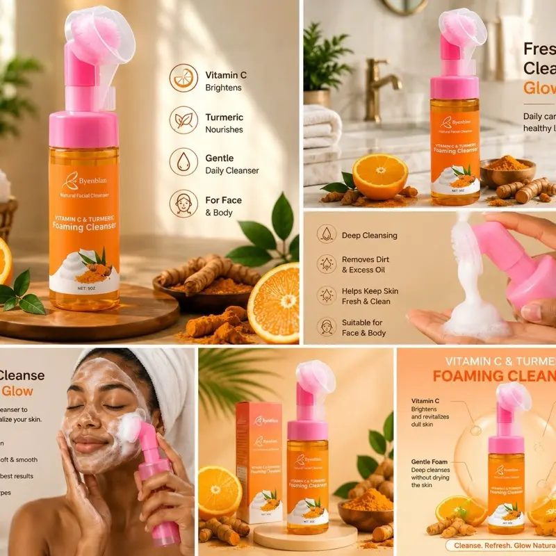 Vitamin C Tumeric Foaming Cleanser