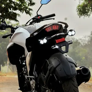 2pcs Motorcycle Owl Turn Signal Light Motorbike Amber Indicators Blinker Running Lights Universal 12V Moto Rear Lamp Accessories Motor Parts Accessories