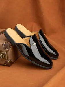 Men's Casual Fashion Open Toe Half Slipper One-Step On, Comfortable and Stylish Footwear for Daily Wear, Perfect for Home and Outdoors, Slip On Mules